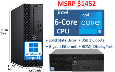 Dell Optiplex 3060 SFF i5 Compact PC Win 11 Ready